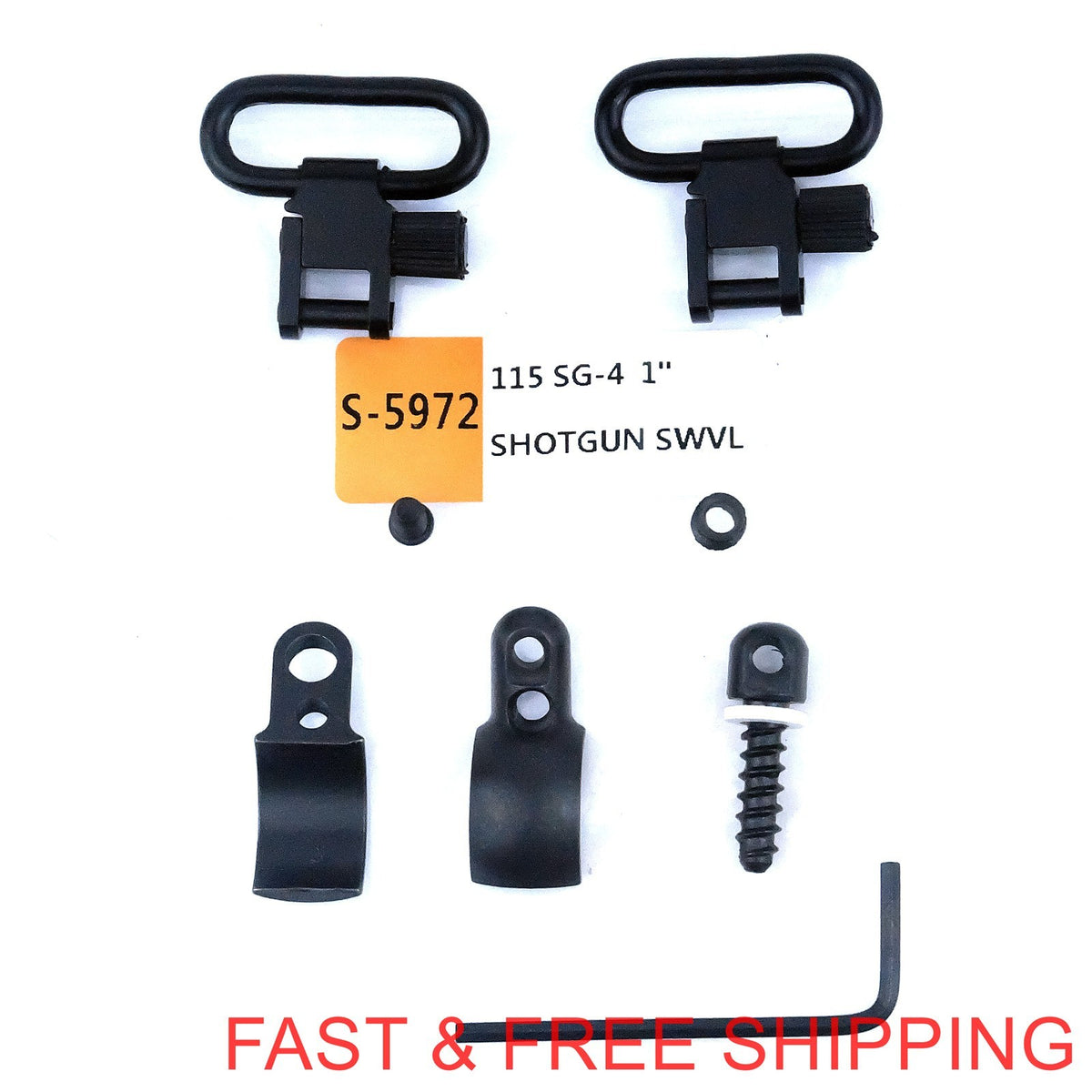 Shotgun Sling Mount Kit for 20 Gauge Shotgun - 0.700"-0.750" Barrel Diameter Fits Magnum Split Band
