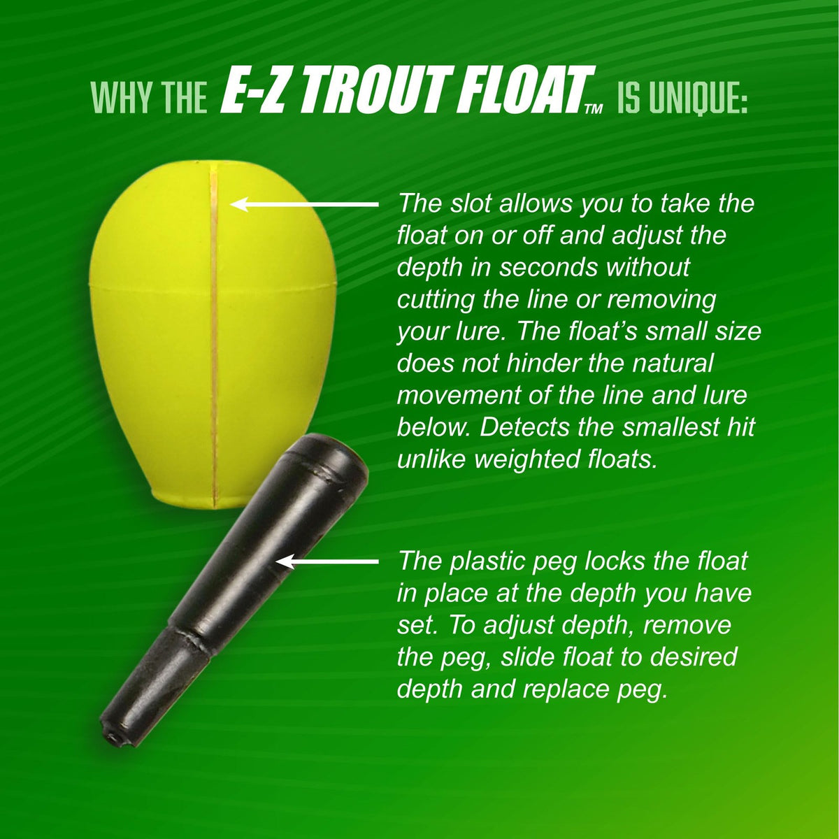 Fishing Bobbers Set - Easy Depth Adjustment for Trout & Panfish