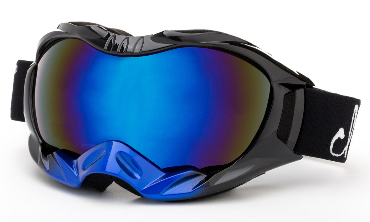 Adult Snow Ski & Snowboard Goggles Anti-Fog Scratch Resistant Shatterproof Lenses