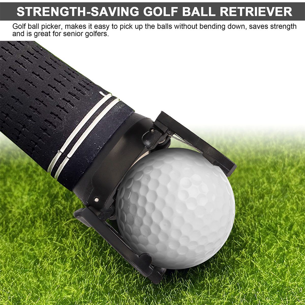 Golf Ball Retriever Pick Up Tool for Golfers - Pack of 1/2/4/8