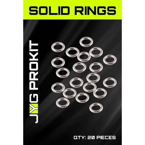 Heavy-Duty Saltwater Fishing Solid Rings for Jigging and Terminal Tackle