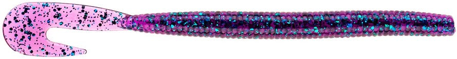 Fishing Soft Plastic Worms - 5.75 Inch Bait Infused Lures for Bass & Catfish
