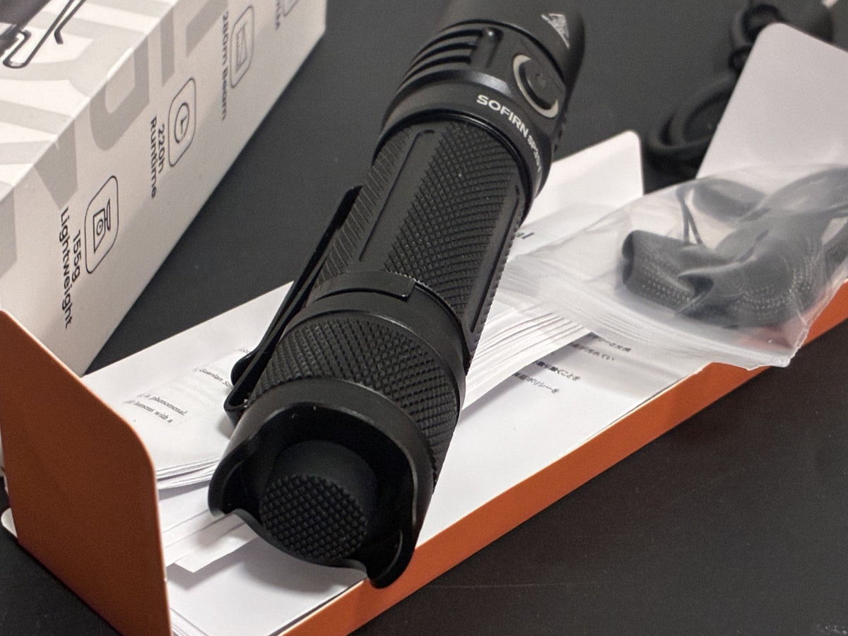 Tactical EDC Flashlight 3800 Lumens Rechargeable USB-C Dual Switch