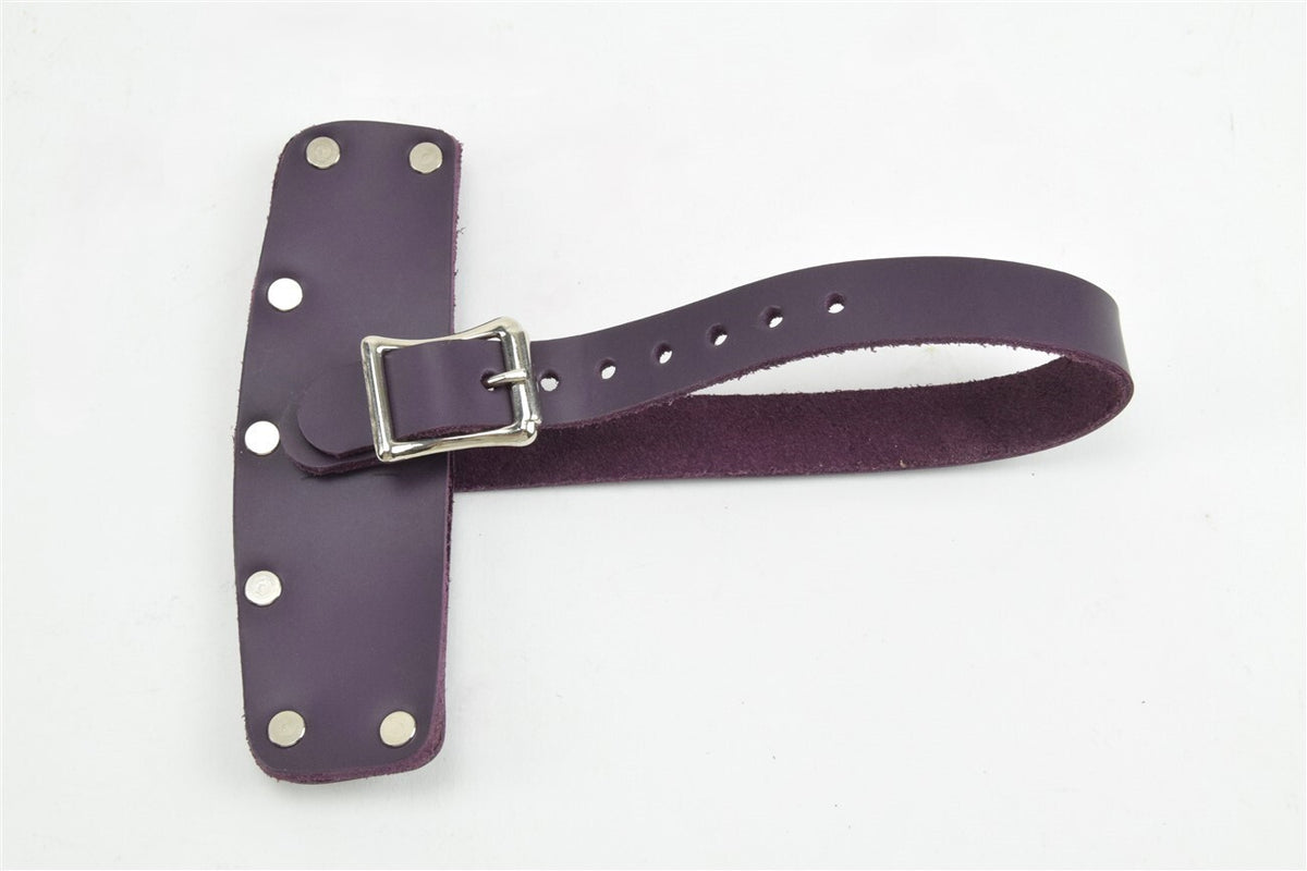 Leather Axe Sheath for 4-3/4-Inch Single Bit Axe - Amish Handmade Purple