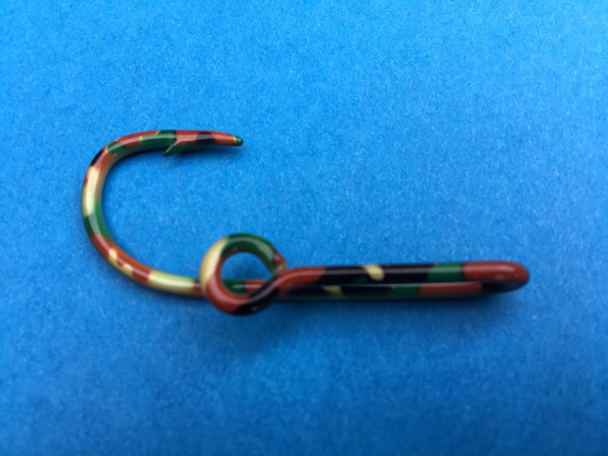 Fishing Hook Hat Pin Money Clip Camo Eagle Claw Original