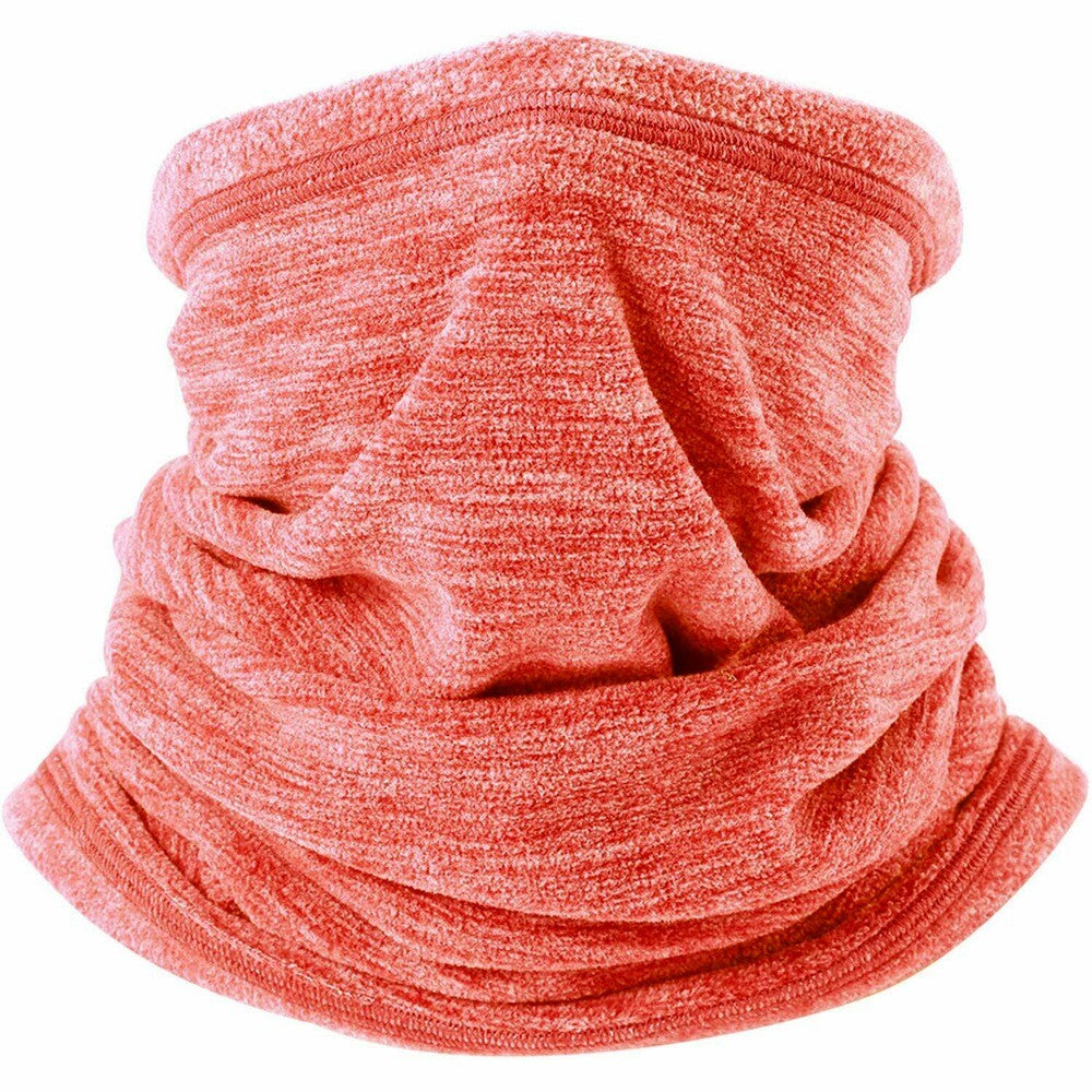 Winter Neck Gaiter Face Mask - Windproof Fleece Scarf for Cold Weather