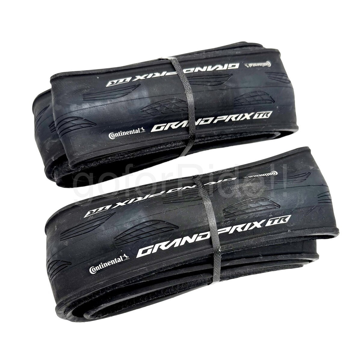 700x25C Tubeless Ready Road Bike Tires - Black, Pack of 2
