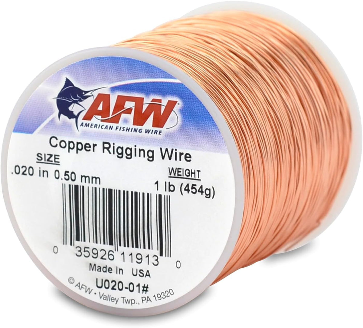 Soft Copper Fishing Wire 50 Pack for Rigging Saltwater Bait & Leader