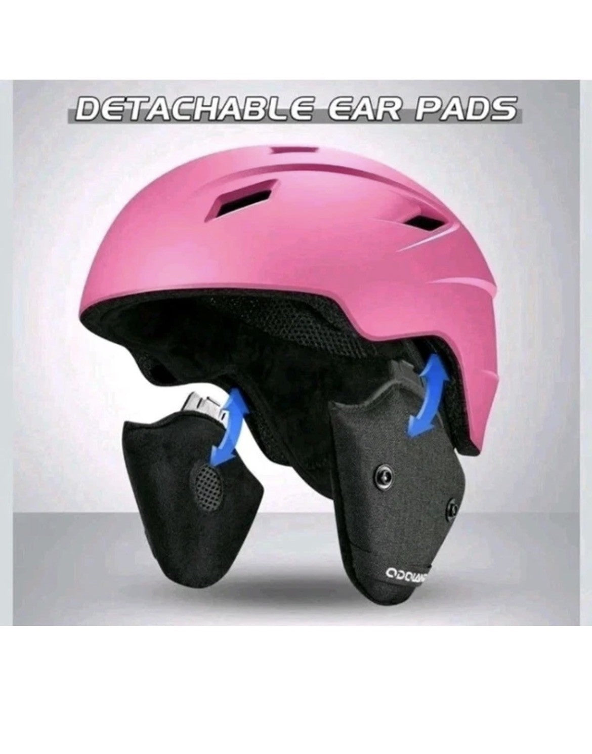 Pink Ski Helmet with Goggles Set Small Size Winter Snowboard Gear