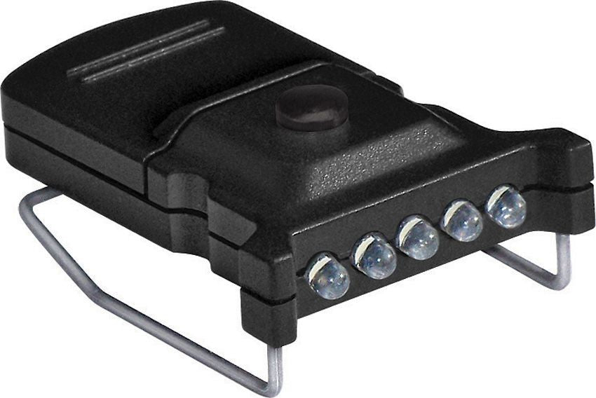 Micro Hat Clip Light with Green LEDs, Water-Resistant & Lightweight