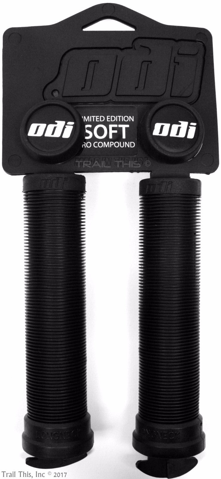 BMX Bike & Scooter Handlebar Grips - Soft Flangeless Longneck 135mm