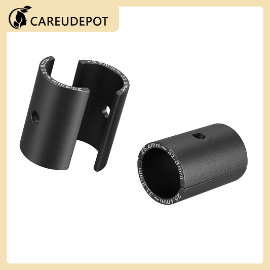 Bike Handlebar Spacer 25.4mm to 31.8mm Aluminum Alloy Shim Set - Universal Fit