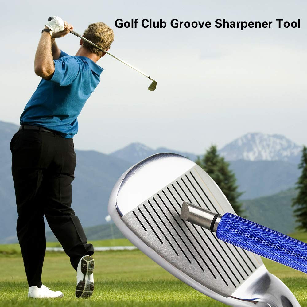 Golf Groove Sharpener for Clubs & Wedges - Durable Metal, Portable & Easy to Clean
