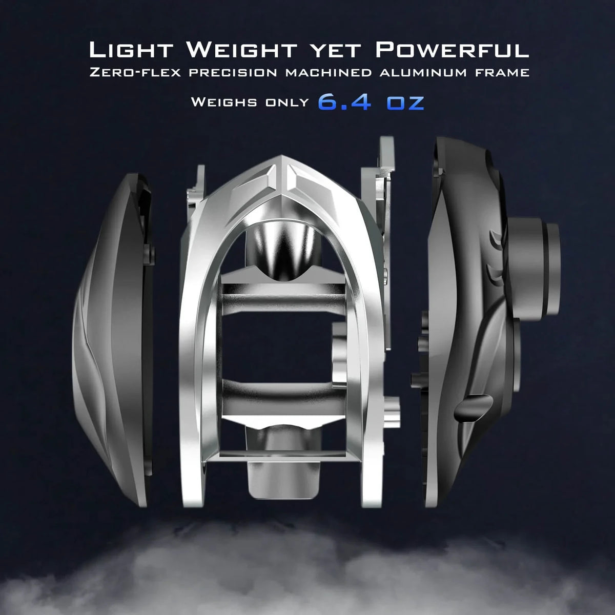 Baitcasting Fishing Reel - Versatile Cast & Pitch Reel with Magnetic Braking