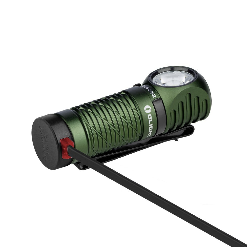 Rechargeable LED Headlamp with 1100 Lumens, White & Red Light, Compact