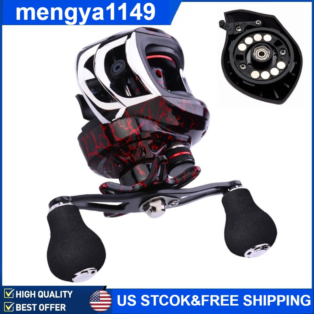 High-Speed Baitcasting Fishing Reel 7.2:1 Gear Ratio 22LB Max Drag for Saltwater & Freshwater Fishing