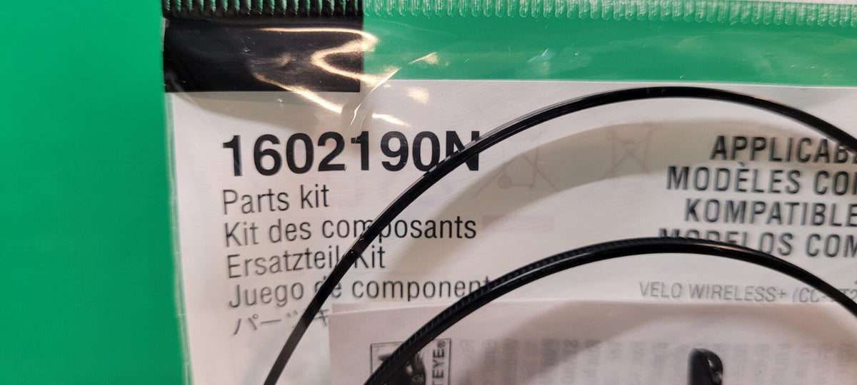 Bicycle Speed Sensor Kit for Analog Cycling Computers - Model 1602190N