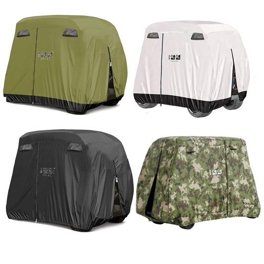 4 Passenger Golf Cart Cover Waterproof Enclosure for Yamaha EZGO Club Car