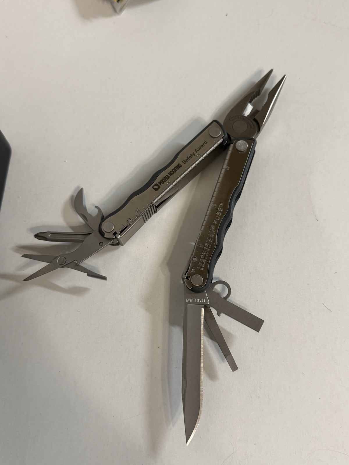 Leatherman Fuse Stainless Steel Multi-Tool Pliers with Leather Sheath