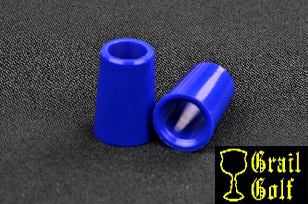Premium Golf Ferrules Blue Taper Tip Iron Ferrules - .540 OD, .365 ID, 12-100 Pack