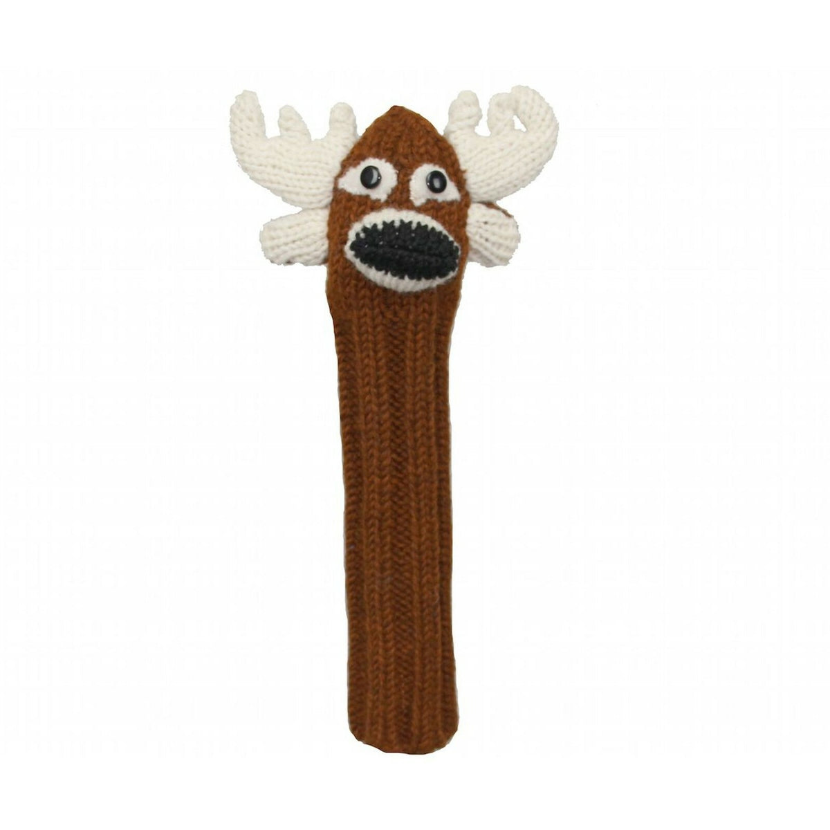 Golf Alignment Stick Cover Wool Animal Knit Golf Accessory Multiple Styles