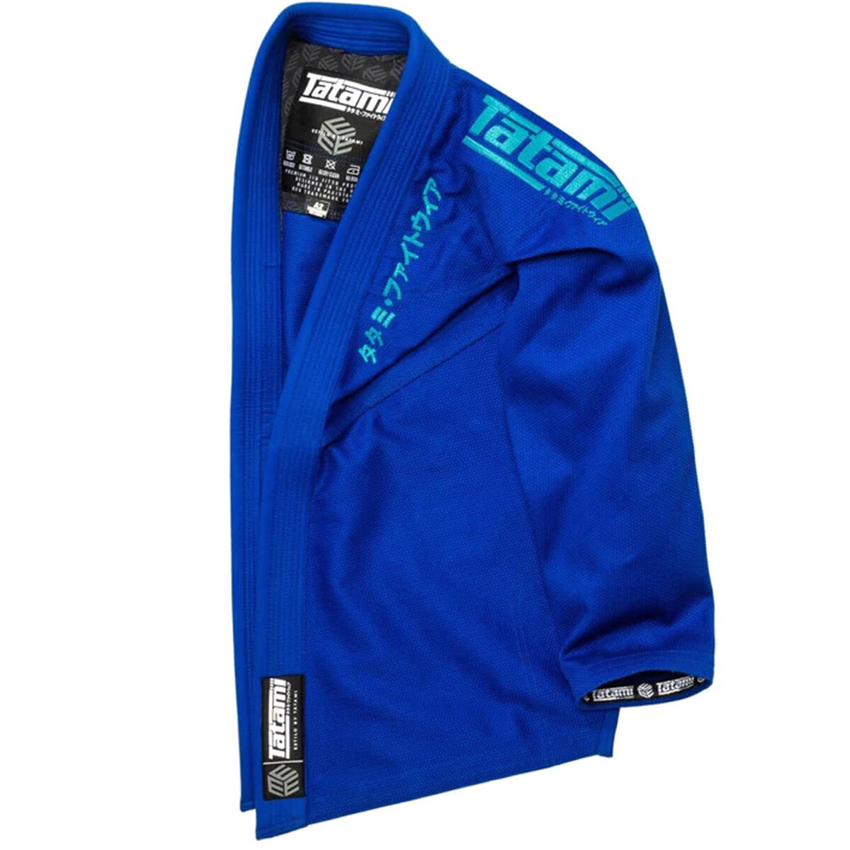 Tatami Fightwear Estilo Black Label BJJ Gi with Blue Jacket - Multiple Sizes