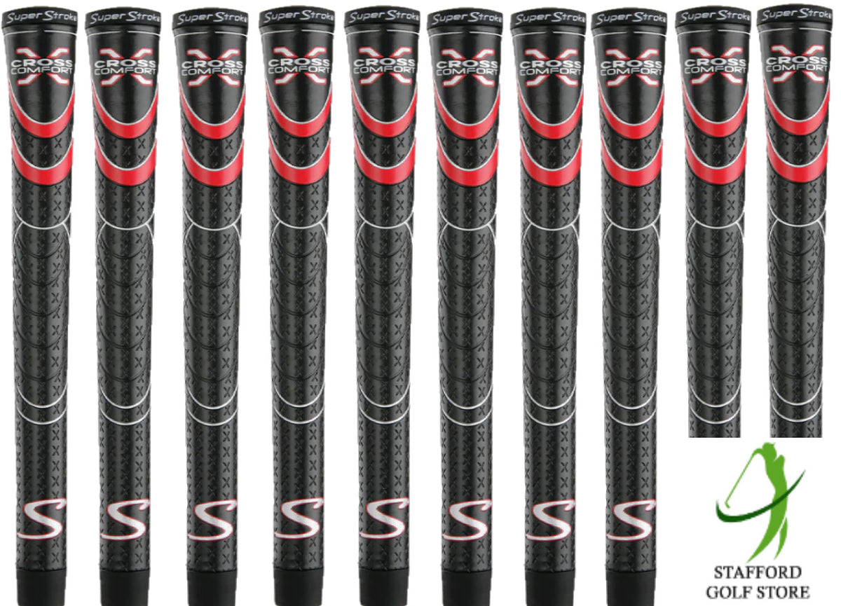 Golf Grip Set - Super Stroke Cross Comfort Undersize, Standard, Midsize & Jumbo