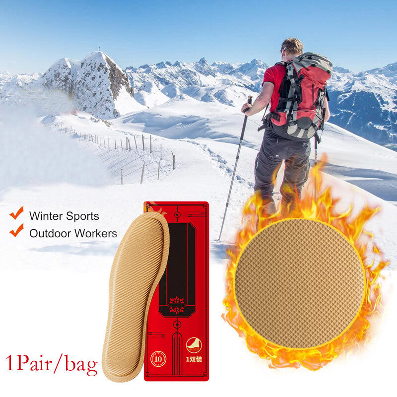 Self Heating Insoles Winter Thermostatic Warm Foot Heaters - 1 Pair to 10 Pairs