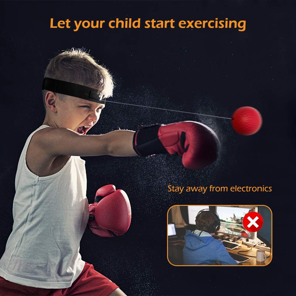 Boxing Ball Family Pack with Adjustable Headband - Reaction Training Set