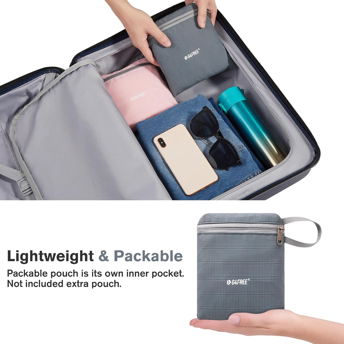 Lightweight Packable Hiking Backpack 10L/15L Travel Daypack