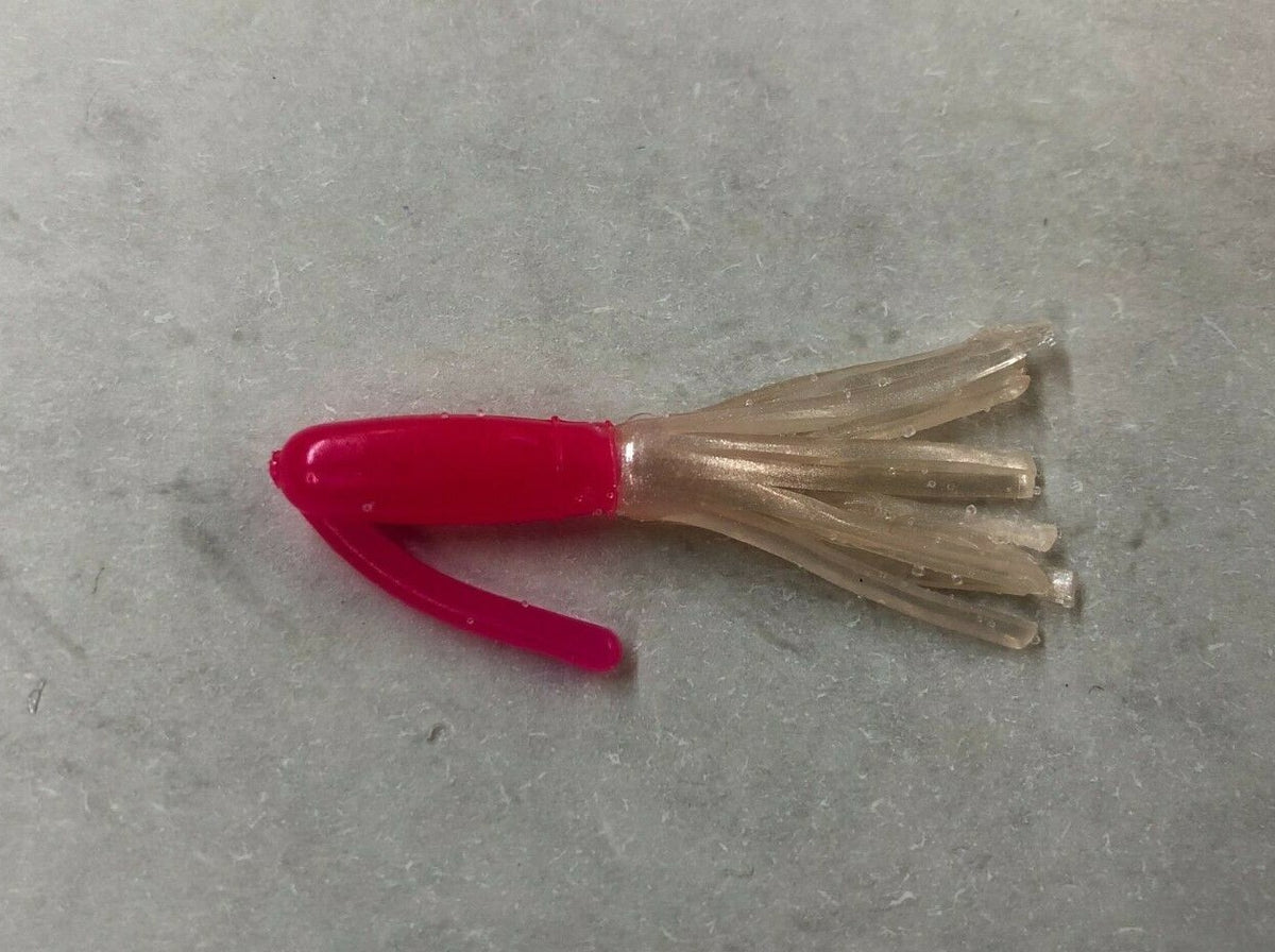 Solid Head Weedless Crappie Tube Jigs Bulk Pack 50 - Multiple Colors, Made in USA