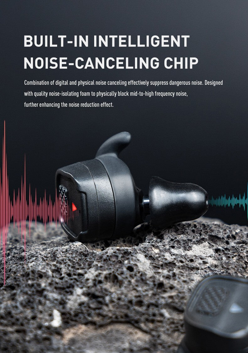 Electronic Shooting Ear Protection with Bluetooth 5.4, NRR 30dB