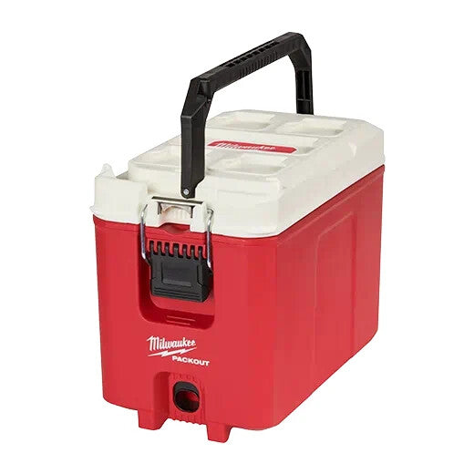 Milwaukee 16QT Compact Cooler with Bottle Opener - Jobsite Durable, Impact-Resistant