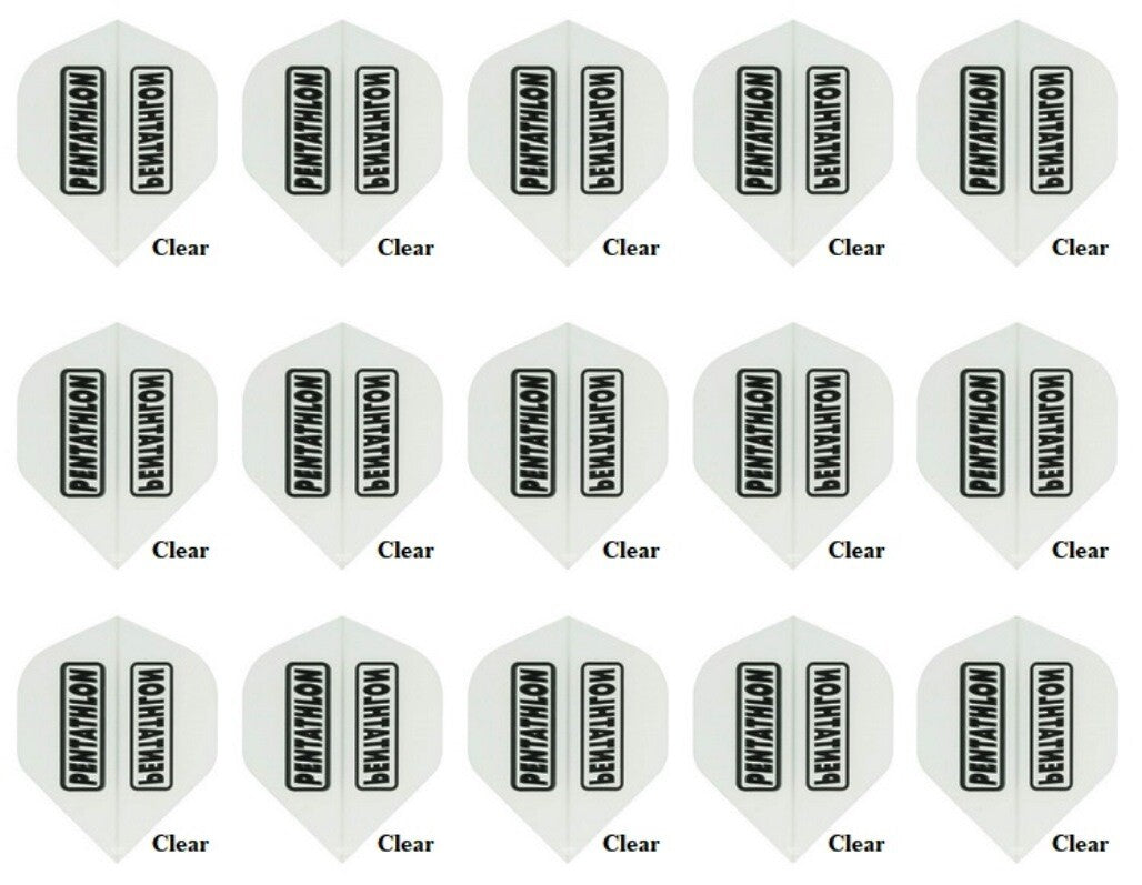 Dart Flights 100 Micron Standard Sets - 5-Pack, Multi-Color