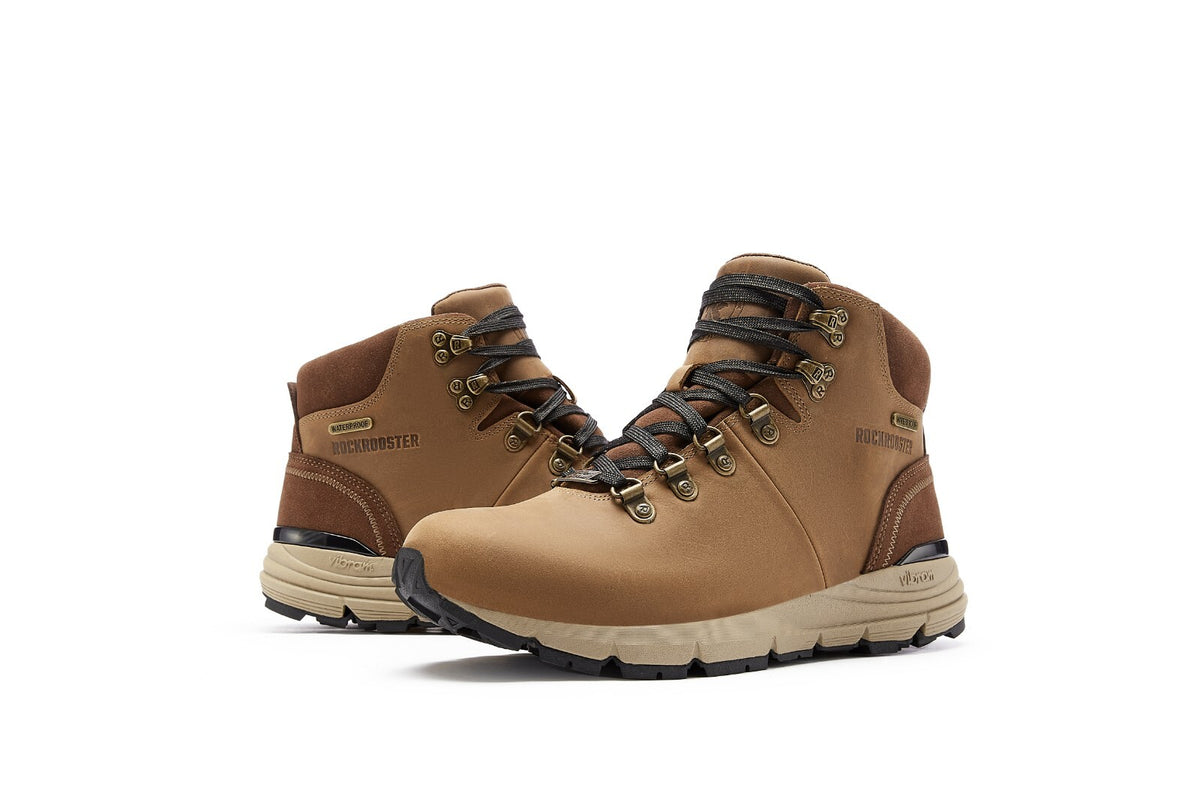 Men's Waterproof Hiking Boots Non-Slip Outsole Travel Shoes