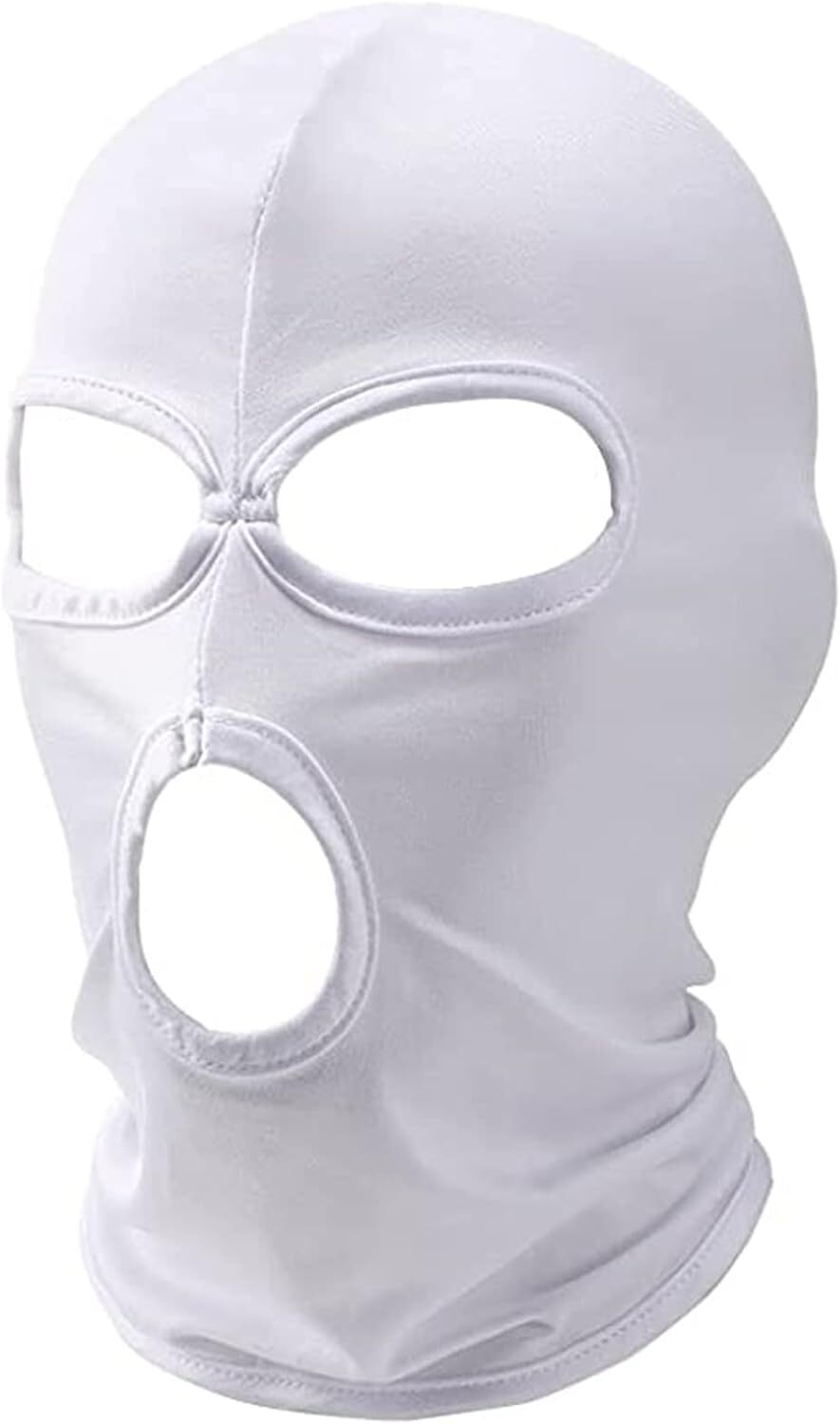 Unisex 3-Hole Thin Face Mask Balaclava for Motorcycle Ski Sun Protection