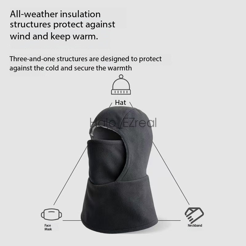 Men's Winter Balaclava Hat Ski Mask Cold Windproof Face Cover