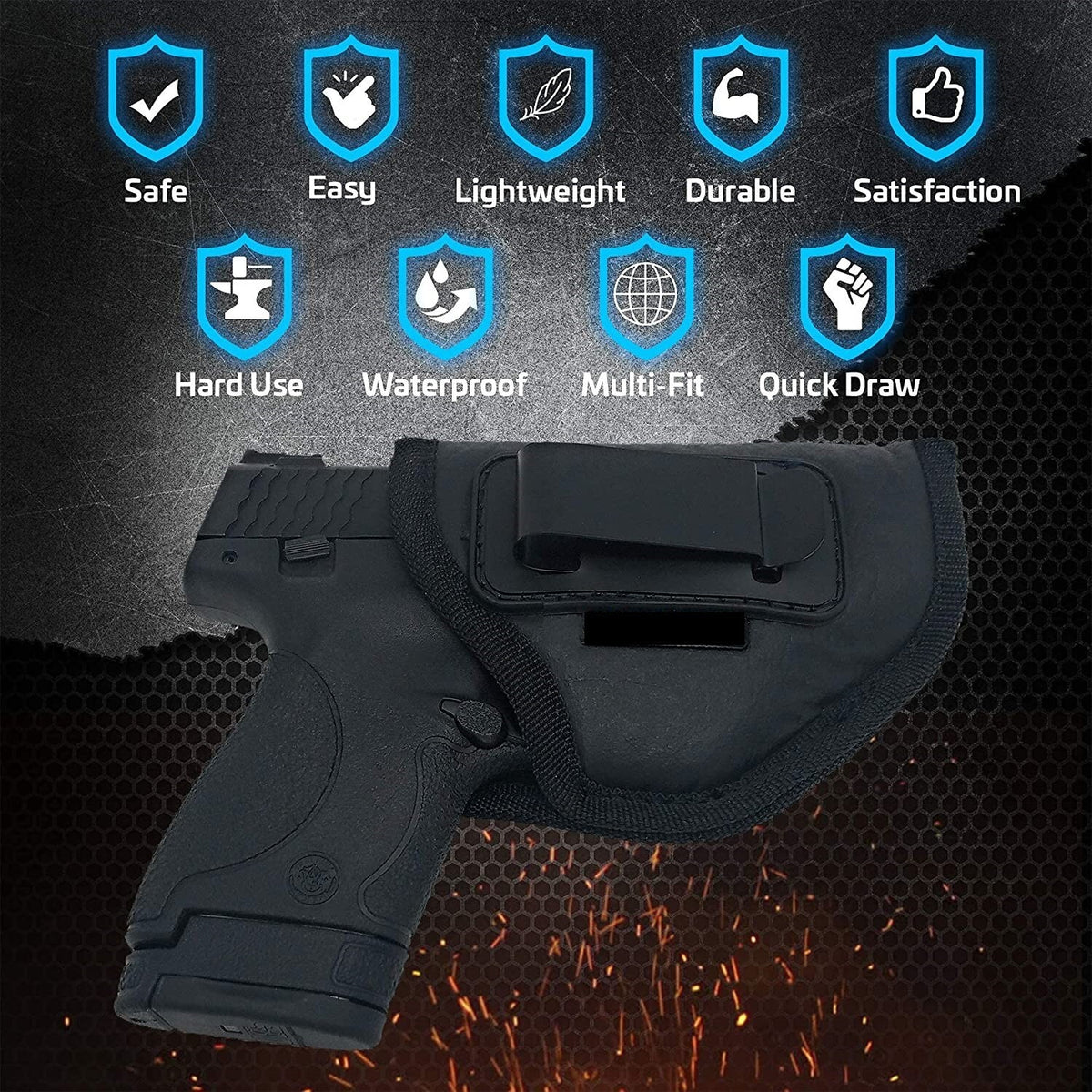 Concealed Carry Inside Waistband Gun Holster for Ruger LC9s/LC9/EC9/LC380
