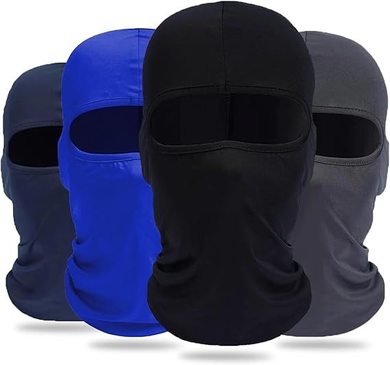 Men's Summer Sun Protection Balaclava Set - Windproof, UV & Heat Shield, 4 Pack
