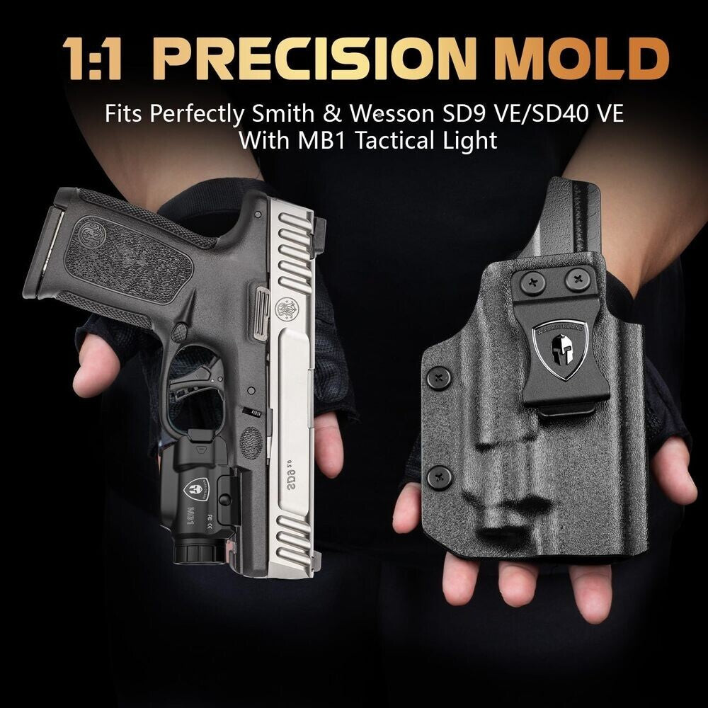 Universal and Laser Combo with Holster Fits SD9VE - Tactical Pistol Accessory