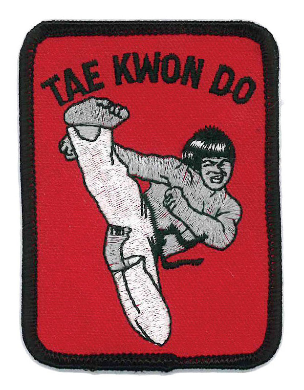 Martial Arts Patch 3.5 Inch Taekwondo Sew-On Logo Badge