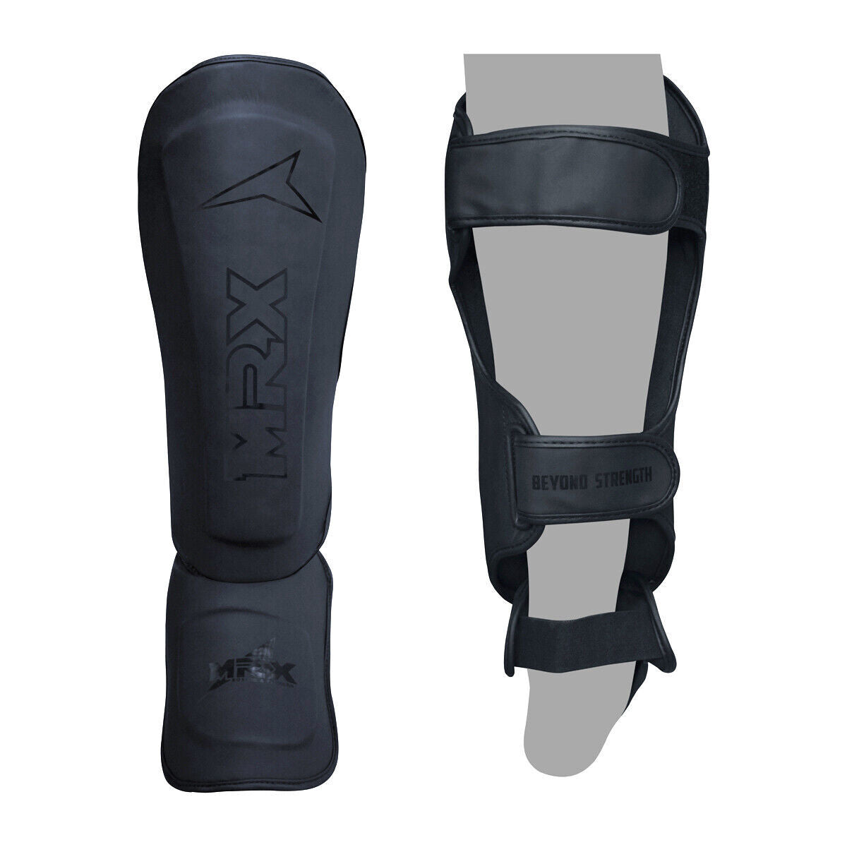 MMA Shin Guards with Extra Padding and Adjustable Straps for Boxing, Muay Thai, Kickboxing