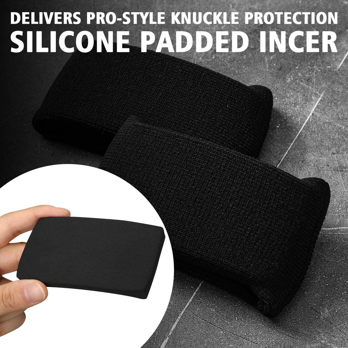 Boxing Knuckle Guards with Gel Padding - 4 Pairs for Boxing, Muay Thai, Kickboxing