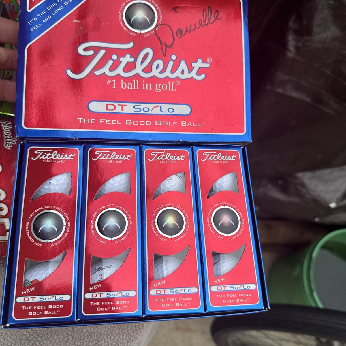 Titleist DT SoLo Golf Balls 12 Pack New Old Stock - Gatorade Logo