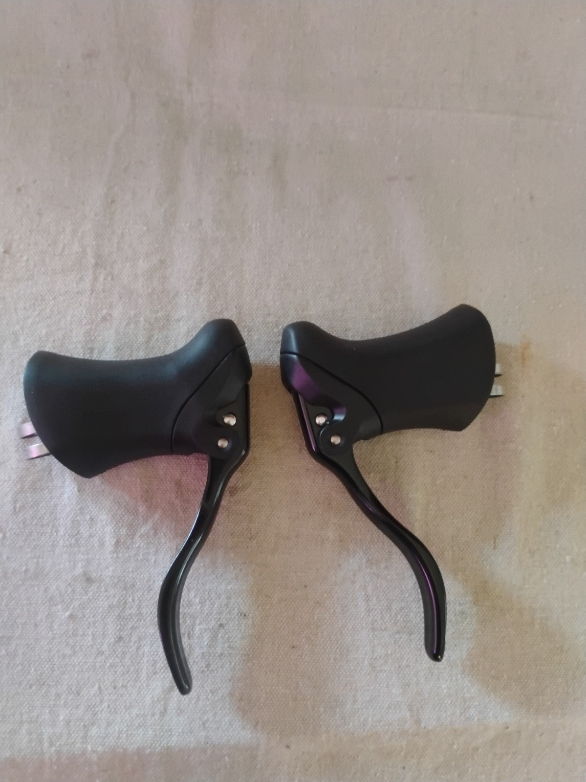 Bike Brake Lever Set for 23.8mm & 24.2mm Handlebars - Black
