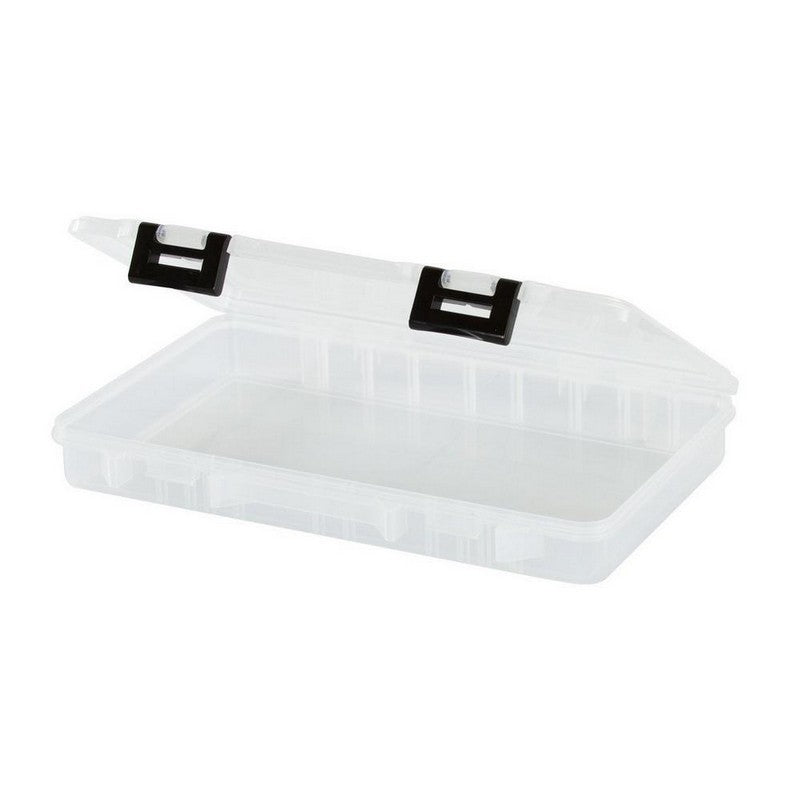 Open-Compartment Storage Box - Clear Utility Organizer for Tools & Bait