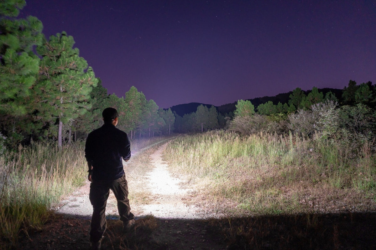 Olight Arkfeld Pro Portable LED Flashlight with UV and Green Laser - 1300 Lumens