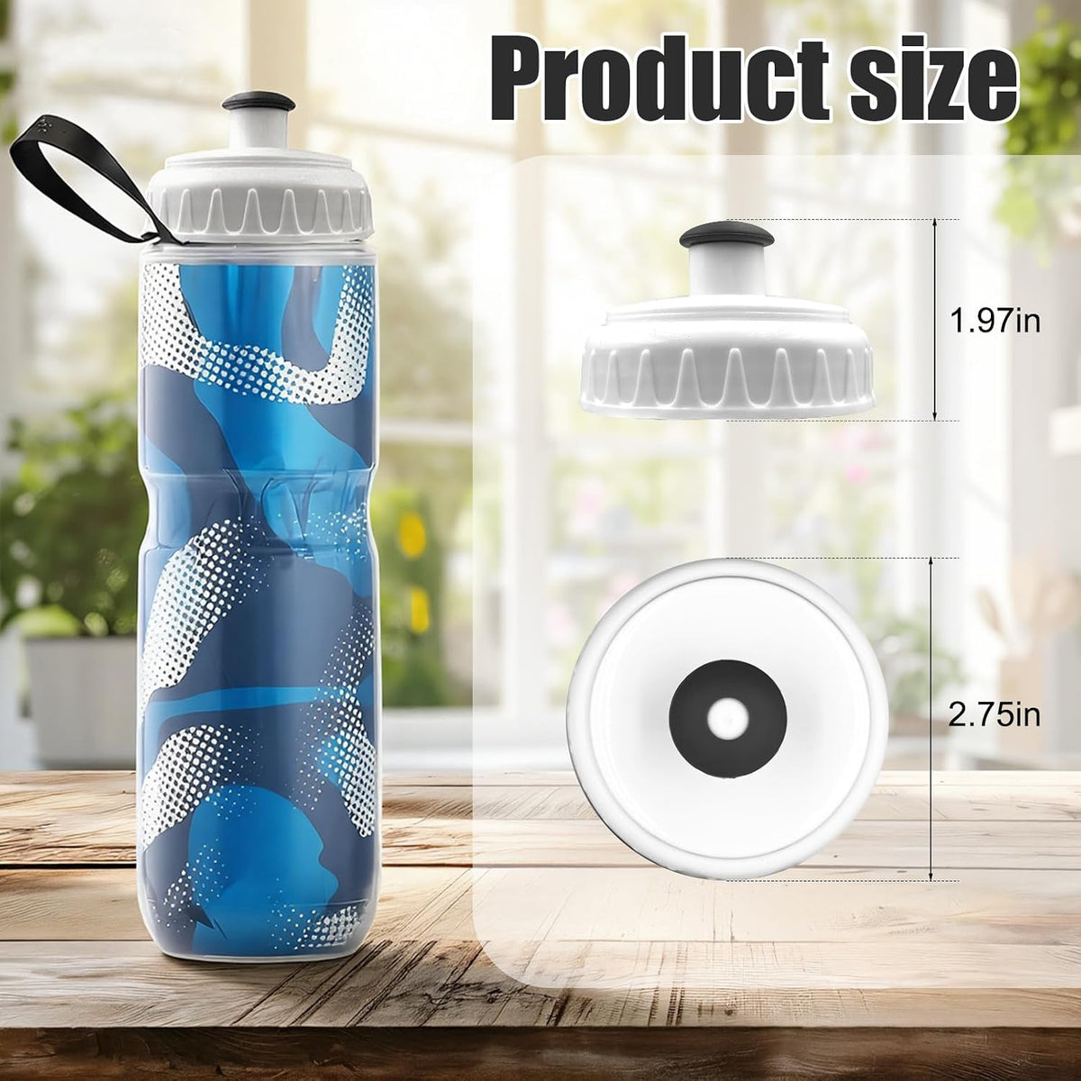 Replacement Plastic Lid for Polar Bottle 20oz 24oz - Leak-Proof Cap