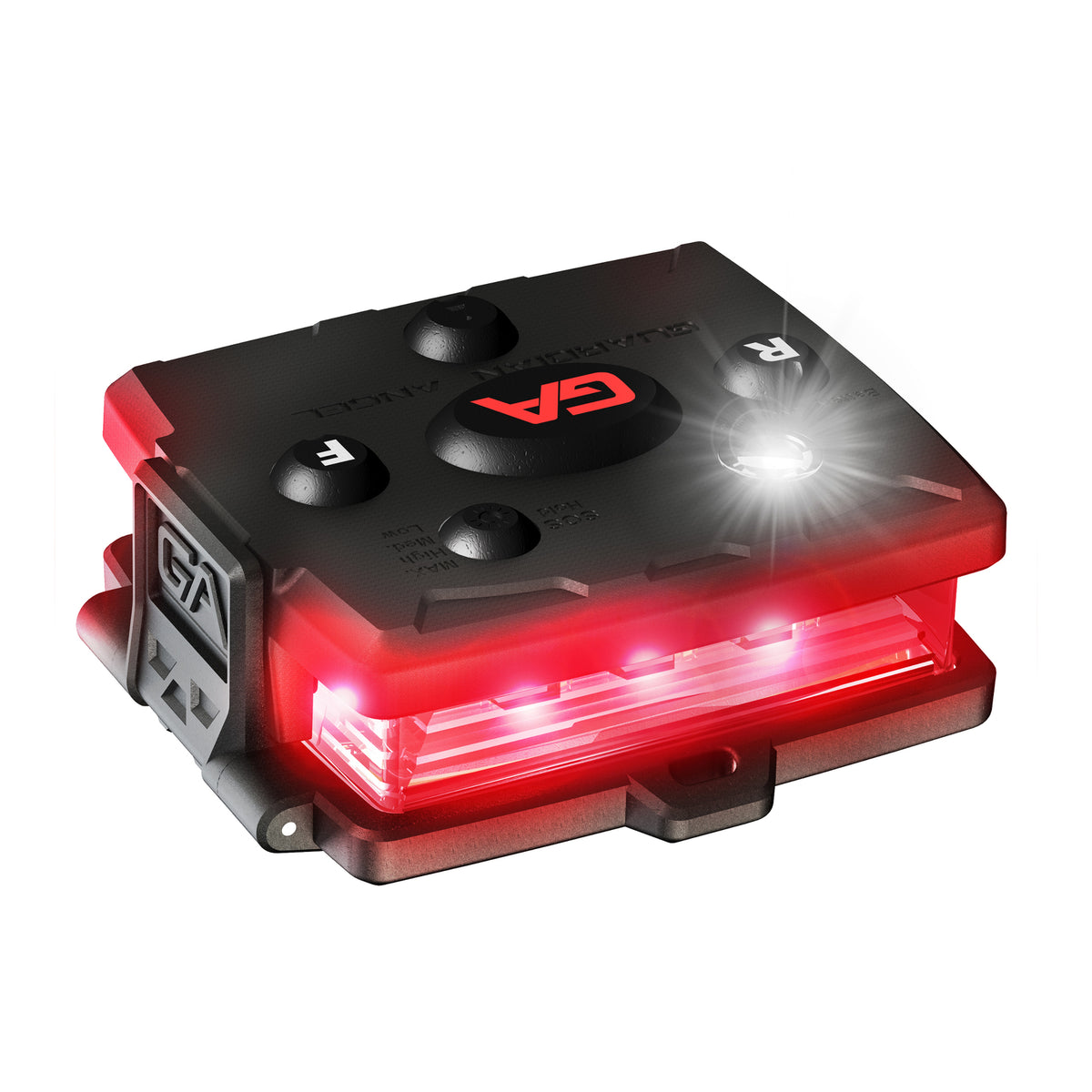 Wearable Safety Light with Long Range Visibility and Rechargeable Battery