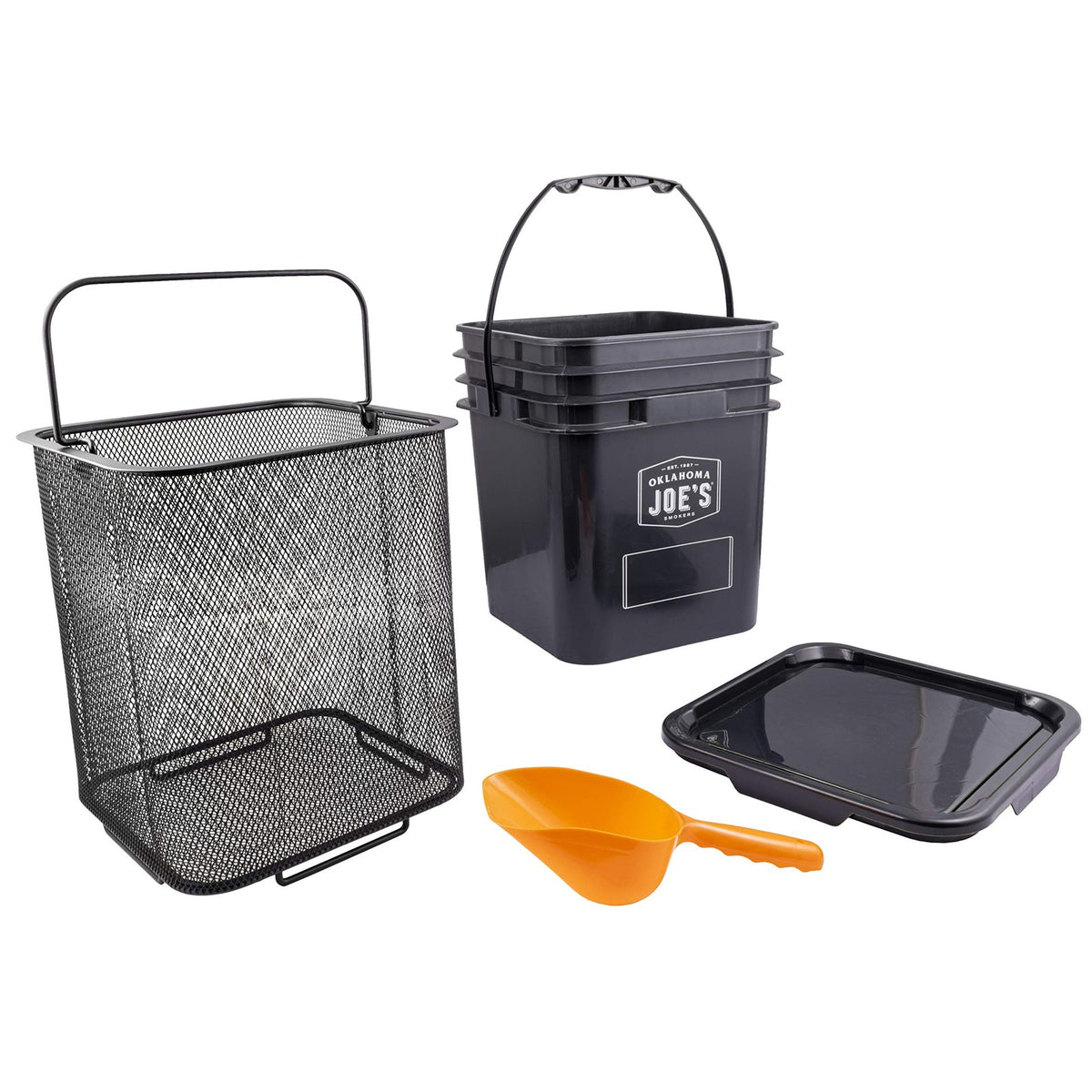 Pellet Storage Bucket for Wood Pellets - Weatherproof, Airtight, Heavy-Duty Plastic